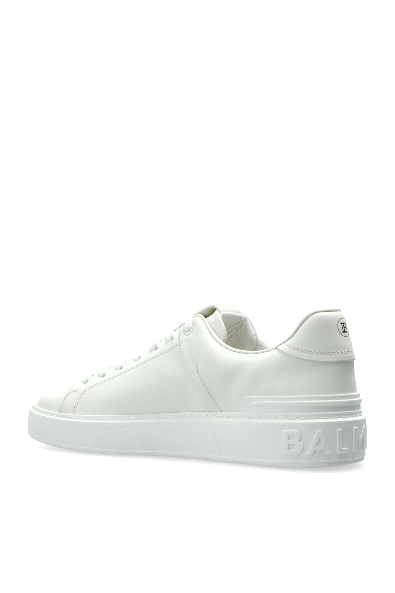 スニーカー BALMAIN Men Sneakers EM0VI288LIPB 0FA white B-Court trainers in calfskin white white - Men | BALMAIN
